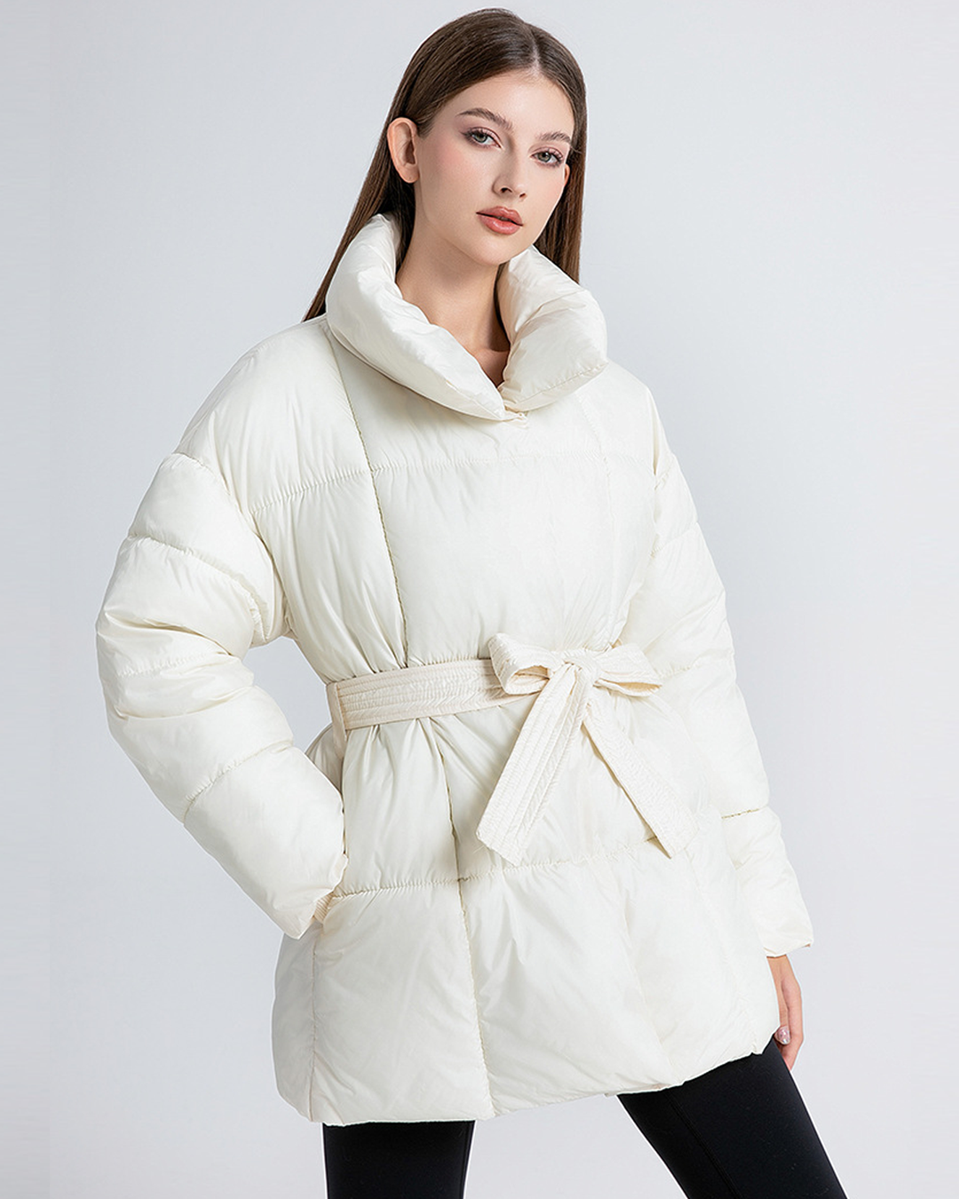 Anneliese | Steppjacke mit Gürtel