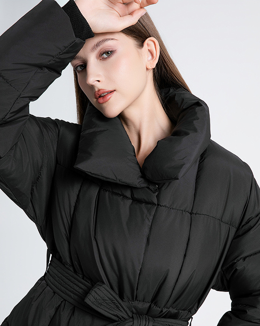 Anneliese | Steppjacke mit Gürtel