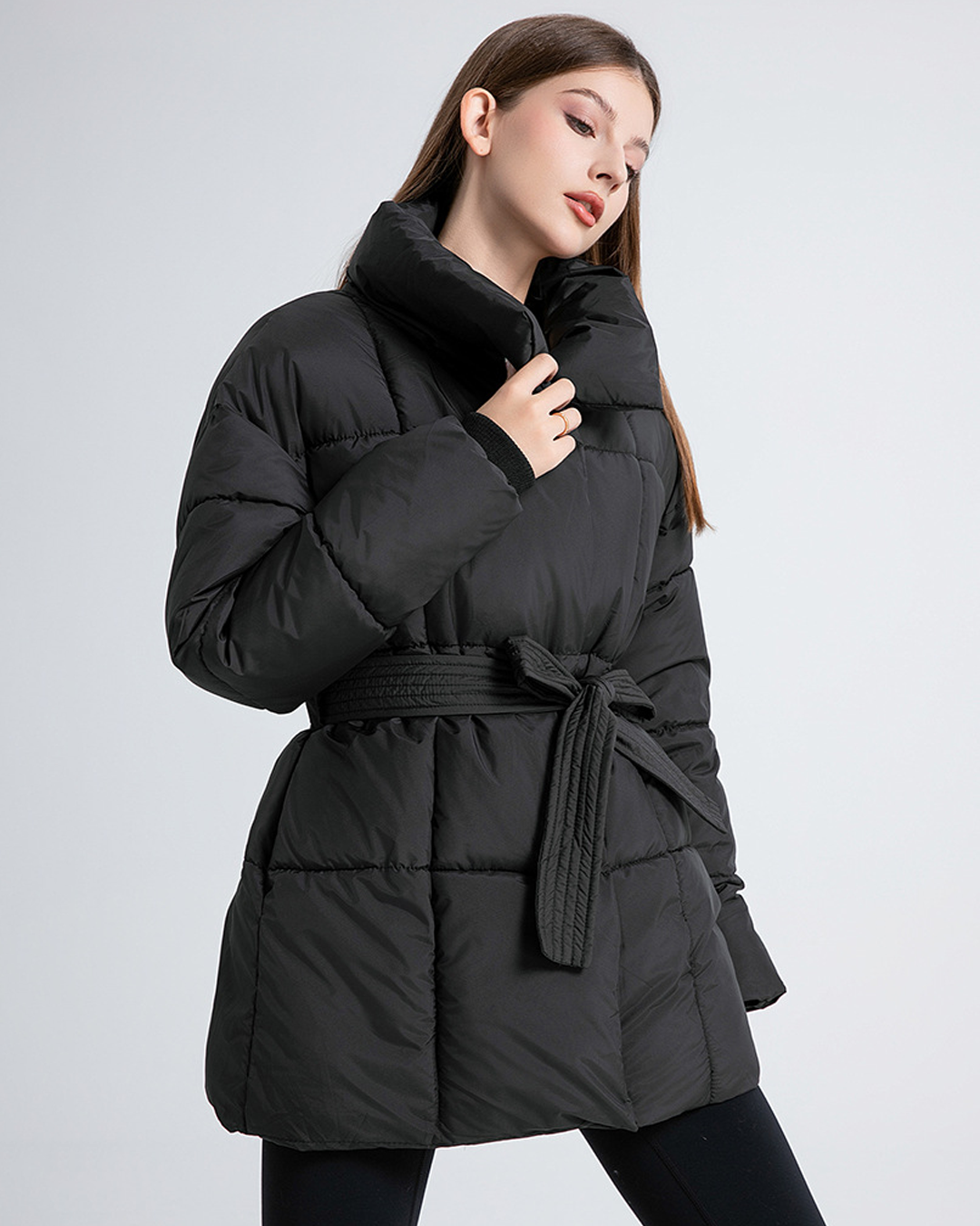 Anneliese | Steppjacke mit Gürtel