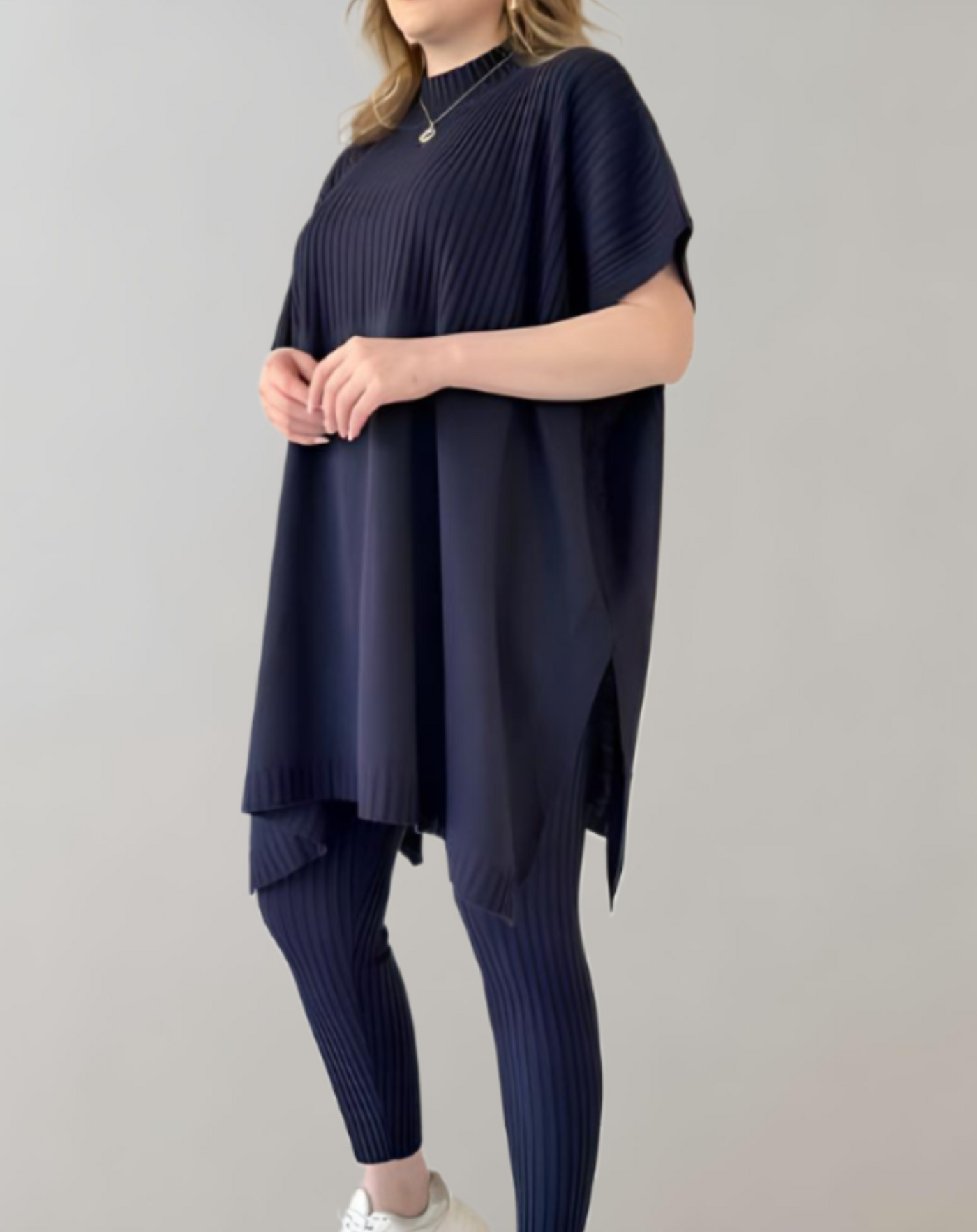 Lucía | Zweiteiliges Strickset mit Oversized-Top und Leggings