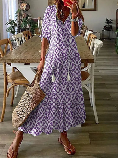 Clotilde | Leichtes Sommer Damen Maxikleid