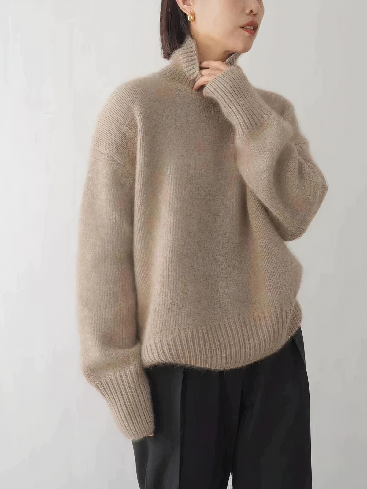 LANI - Rollkragen Pullover für Damen