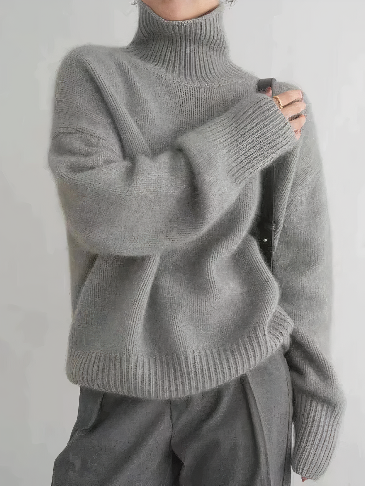 LANI - Rollkragen Pullover für Damen