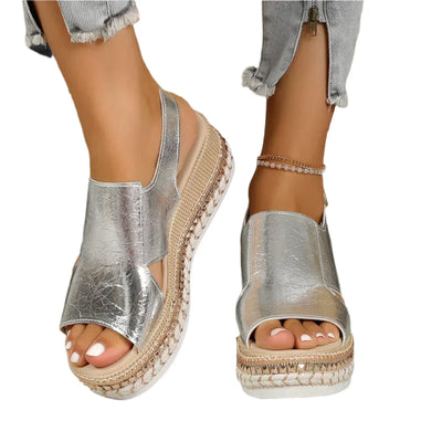 Lina Casual Wedge Schuhe – Bequeme und stilvolle Keil-Sandalen für Damen