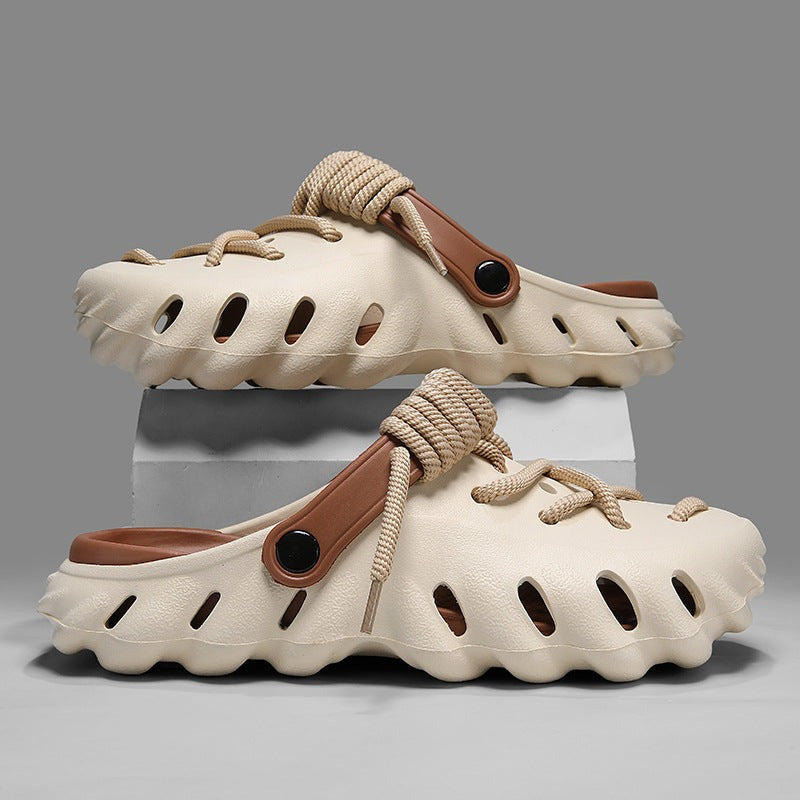 GUSTAV - CLOGS MIT DEKORATIVEN SCHNÜRSENKELN