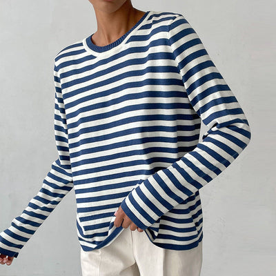 Gestreifter Pullover für Frauen