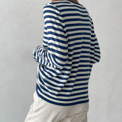 Gestreifter Pullover für Frauen