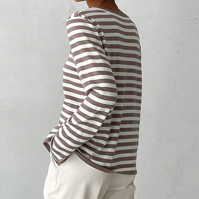 Gestreifter Pullover für Frauen