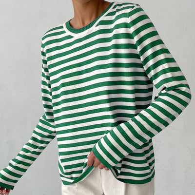 Gestreifter Pullover für Frauen