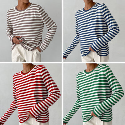 Gestreifter Pullover für Frauen