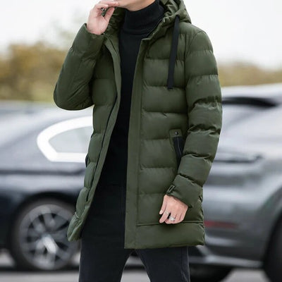 Lange Pufferjacke für Männer