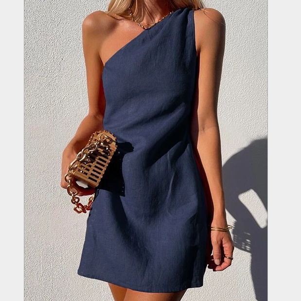 Elliana - Elegantes und stilvolles One-Shoulder-Kleid für Frauen