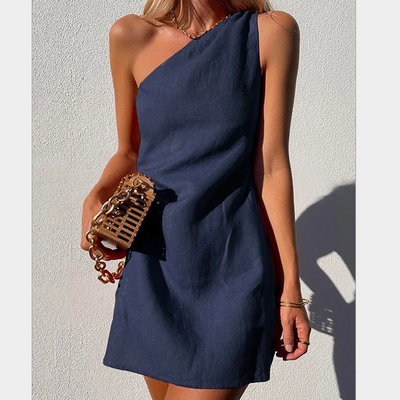 Elliana - Elegantes und stilvolles One-Shoulder-Kleid für Frauen
