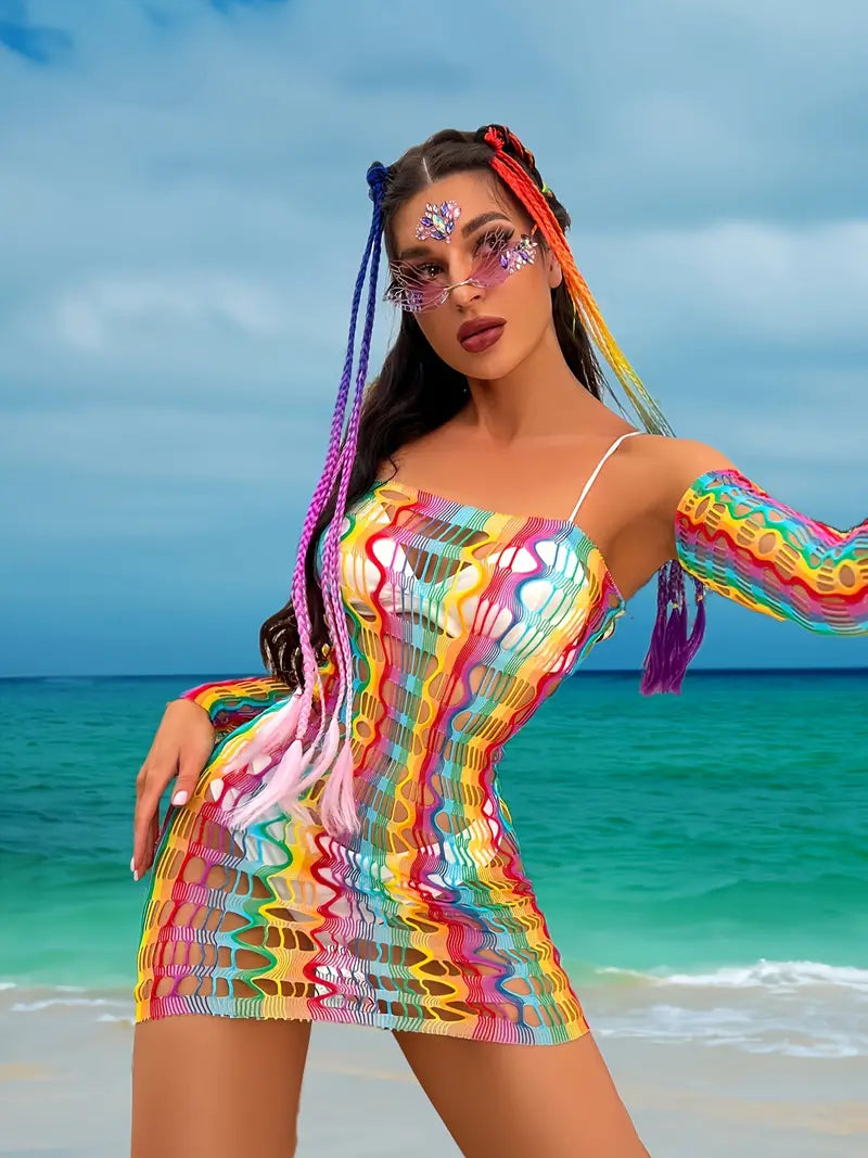 Zora - Wunderschönes transparentes Strandkleid