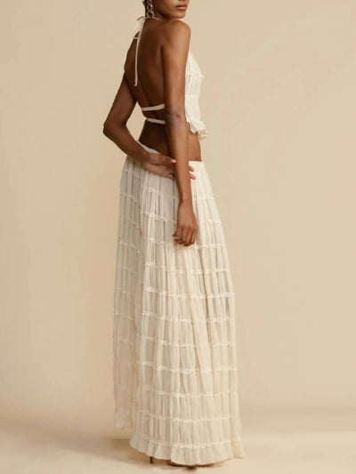 JACQUELINE - SET AUS TOP UND LANGEM ROCK