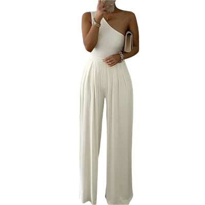 Tori - Eleganter Ein-Schulter-Jumpsuit
