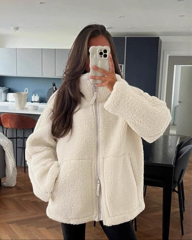 Mirella | Teddy Fleece Jacke