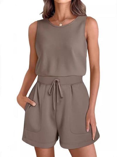 Lily -  Sport Schnürweste Spielanzug Workout-Kleidung