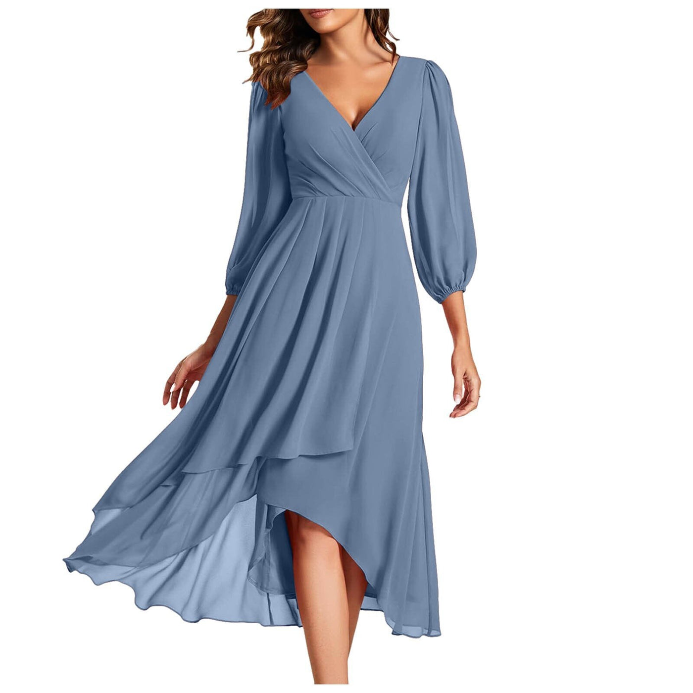 Karin™ | Elegantes Kleid mit V-Ausschnitt