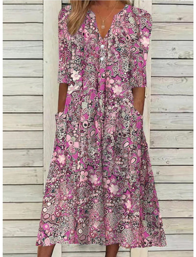 LISA | ELEGANTES SOMMERKLEID MIT BAUCHDECKUNG