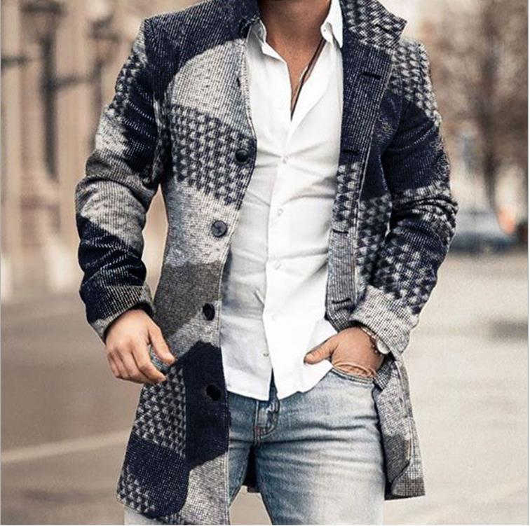Franck – Langärmelige Karo Jacke Mit Knöpfen