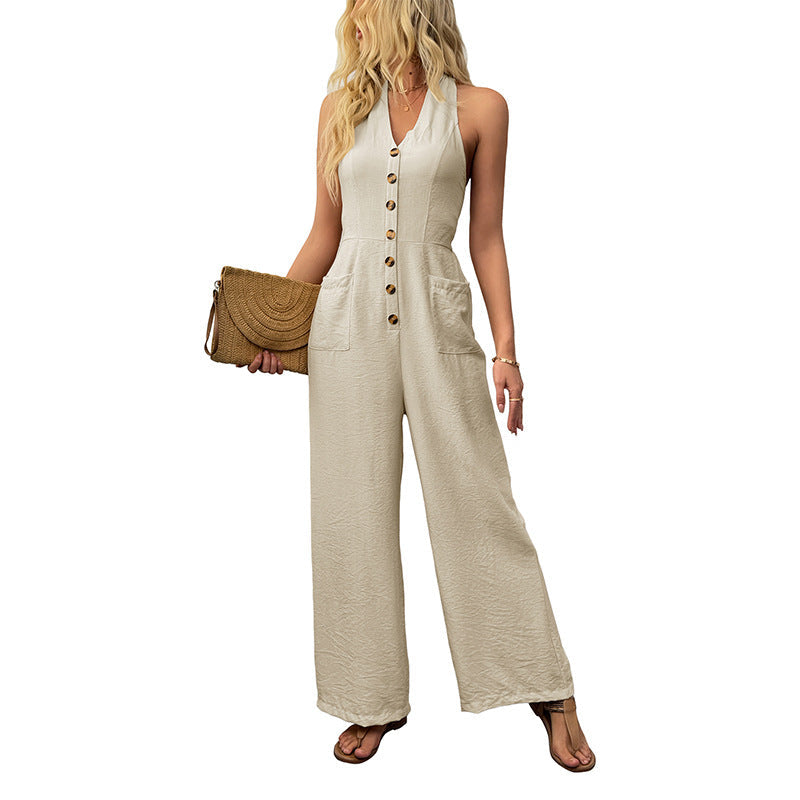 Lily - Jumpsuit mit Knopfleiste