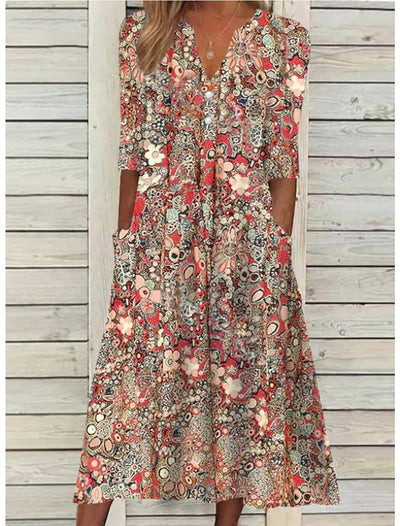 LISA | ELEGANTES SOMMERKLEID MIT BAUCHDECKUNG