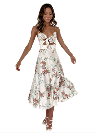 Eliza - Luftige Kleid mit Blumenmuster