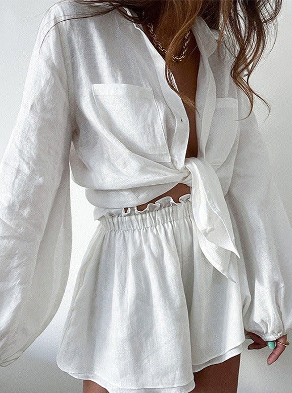 Xilliope | Bohemian lose Sommer Shorts und Shirt Set