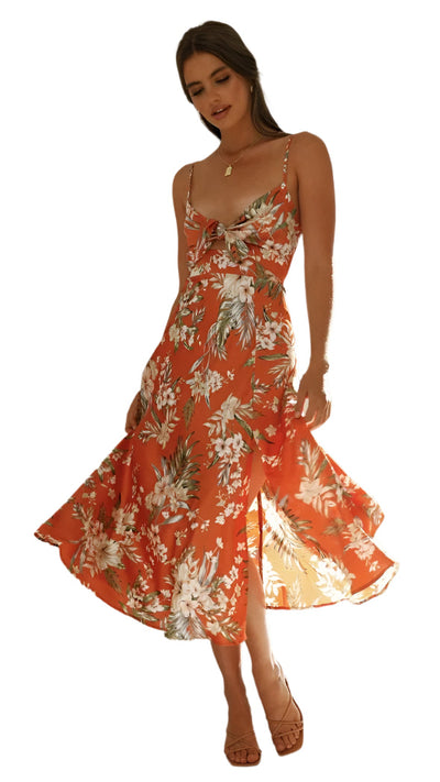 Eliza - Luftige Kleid mit Blumenmuster