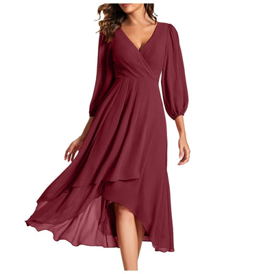 Karin™ | Elegantes Kleid mit V-Ausschnitt