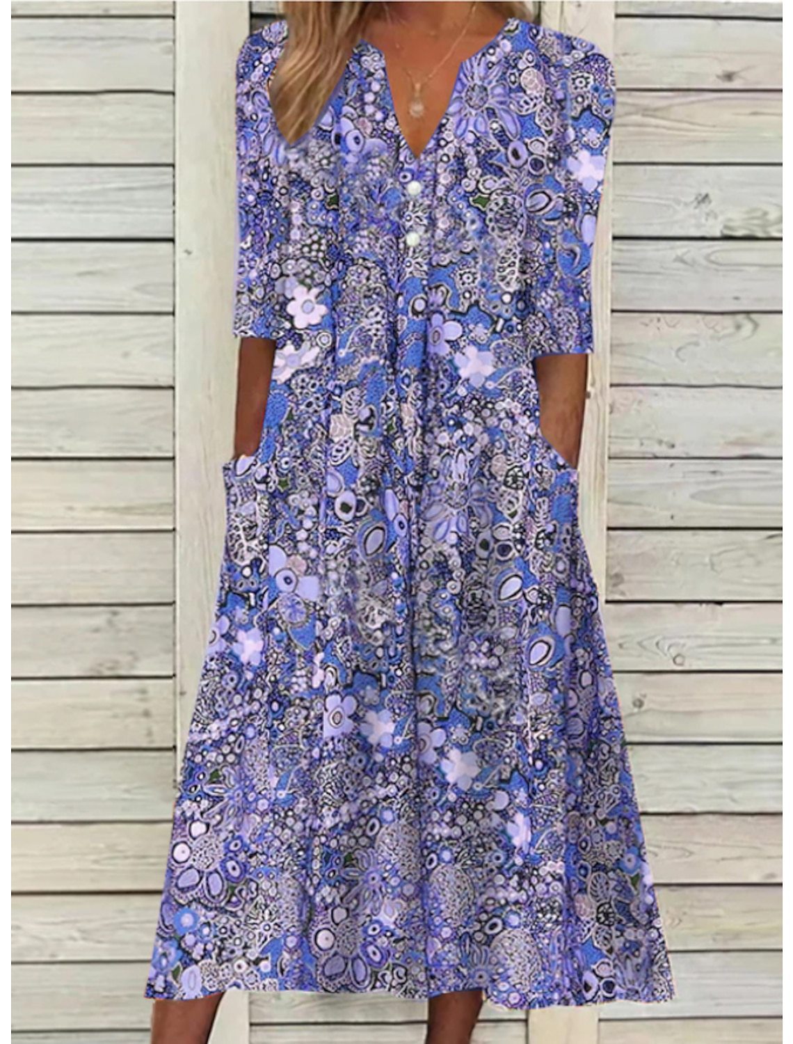 LISA | ELEGANTES SOMMERKLEID MIT BAUCHDECKUNG