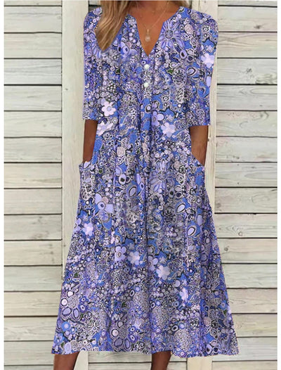 LISA | ELEGANTES SOMMERKLEID MIT BAUCHDECKUNG