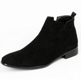 Schwarzes Wildleder