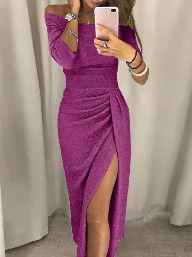 Elena™ | Langes elegantes Damenkleid