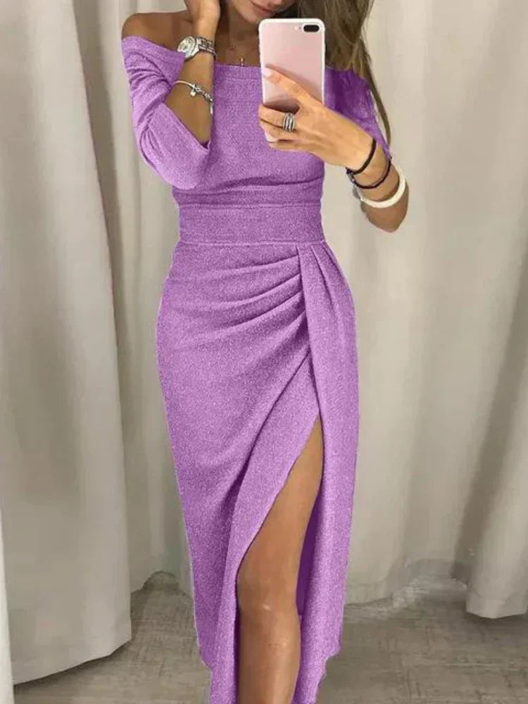 Elena™ | Langes elegantes Damenkleid