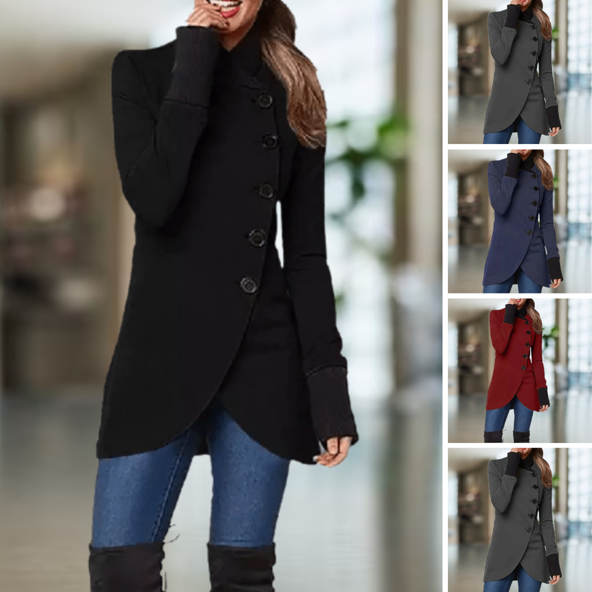 Elegante, stilvolle, asymmetrische für Damen