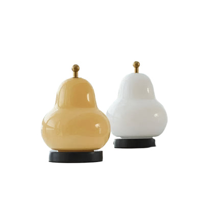 GlowPear – Pæreförmige Touch-Dimmerlampe mit warmem Licht