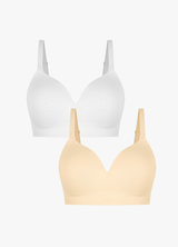 Beige-Weiß