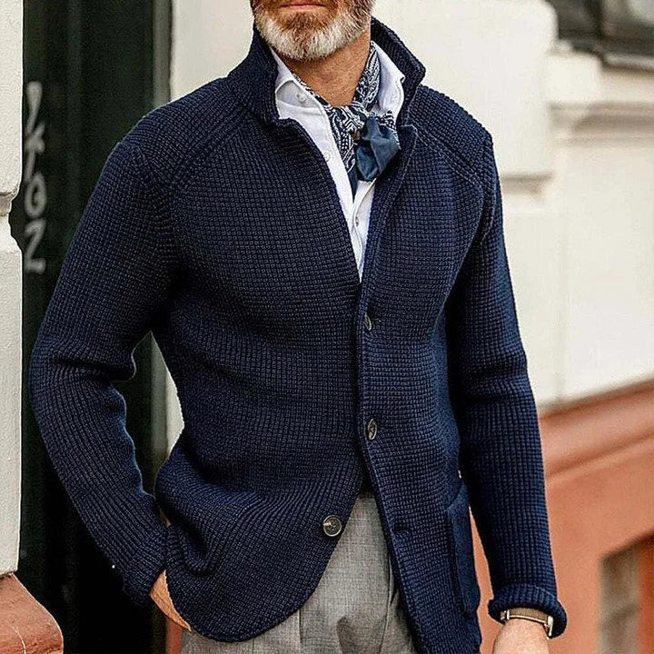 RAPHAEL · BLAU CARDIGAN
