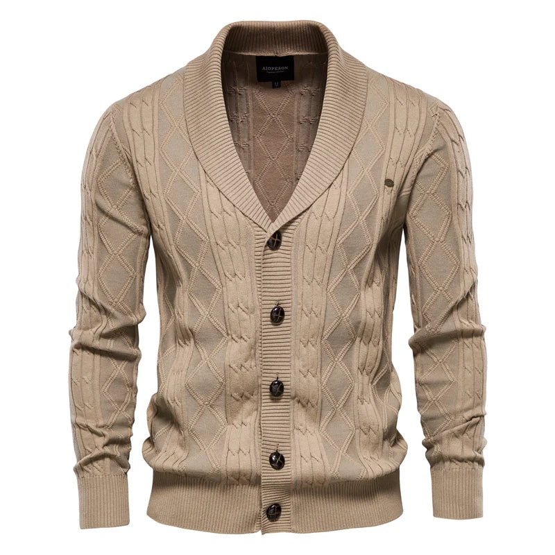 Janusz - Knopfleiste Strick Jacke