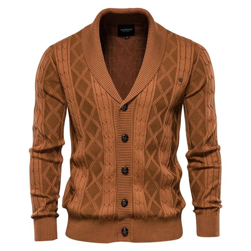 Janusz - Knopfleiste Strick Jacke