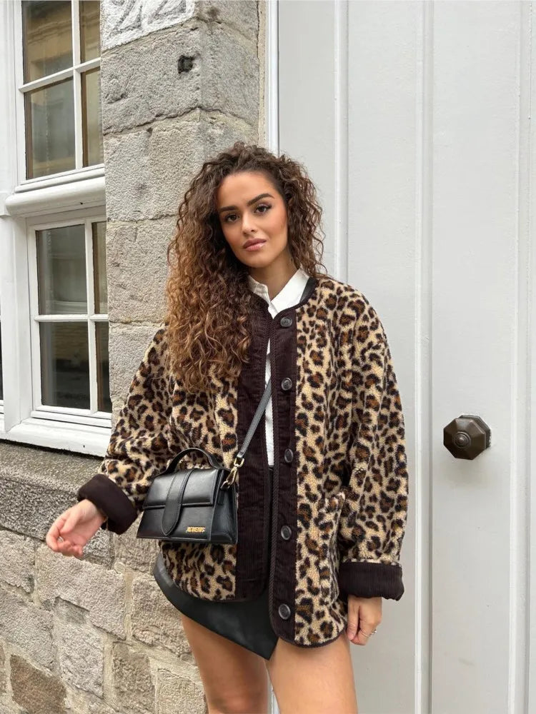 Alessia - Leoparden-Jacke