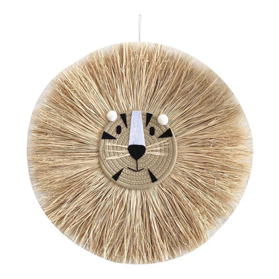 NordicWild Handgewebter Wandteppich – Skandinavisches Tiermotiv