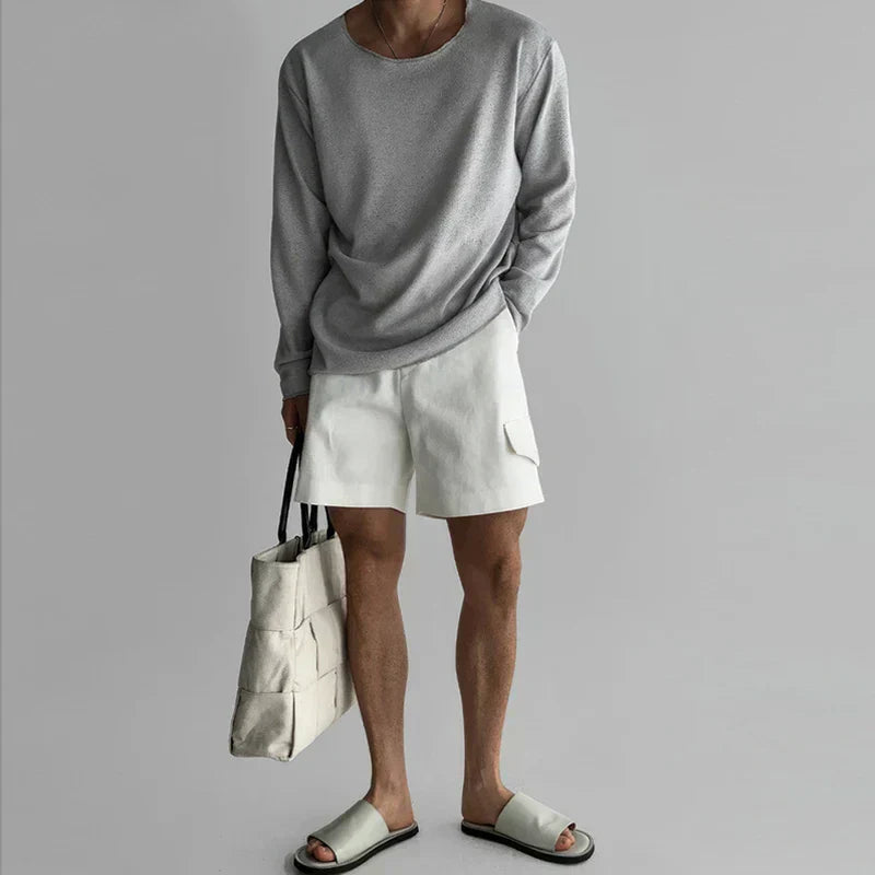 Elias – Herren Atmungsaktive Strickhemden für den Alltag