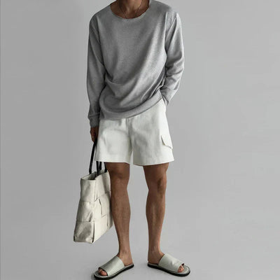 Elias – Herren Atmungsaktive Strickhemden für den Alltag