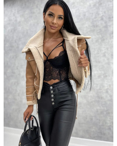 Zara - Luxuriöse Lederjacke