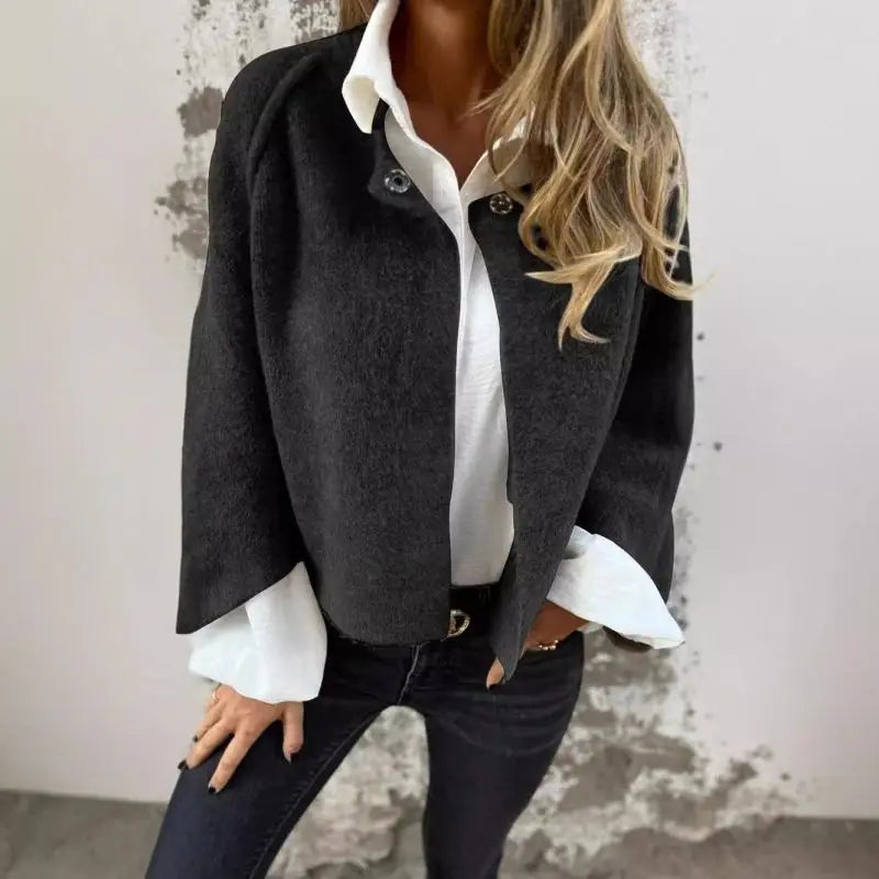 Philomena - Gemütlicher eleganter Wollmantel