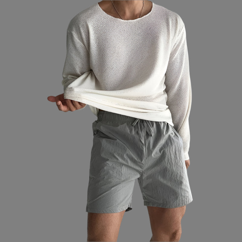 Elias – Herren Atmungsaktive Strickhemden für den Alltag