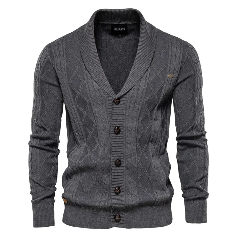 Janusz - Knopfleiste Strick Jacke